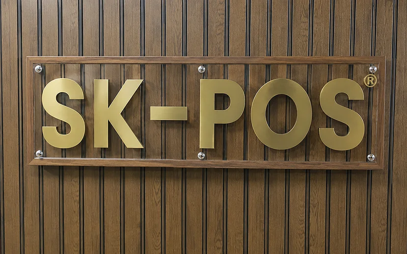3D brass letters